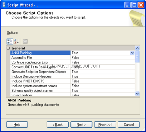 SIVA SQL Server: How to create scripts for an entire database or ...